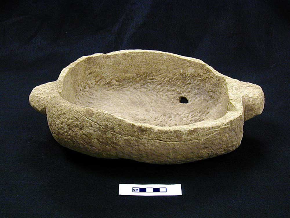 Bowl-shaped, precontact artifact.