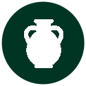 Symbol of ceramic pot.